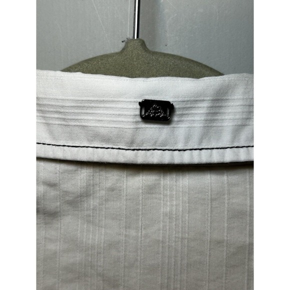 ROAR Signature Mens White Button Front Long Sleeve Casual Shirt Size Large - Picture 7 of 9